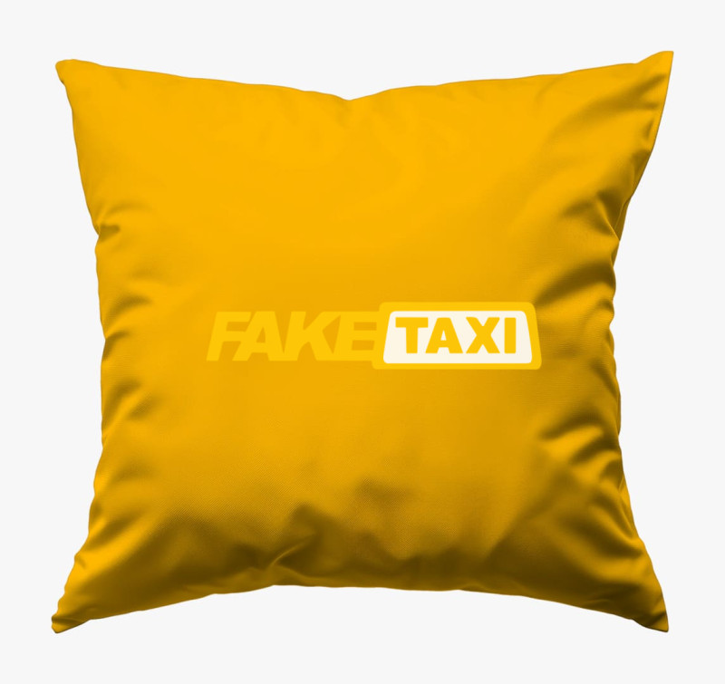 Fake Taxi párna — Napsárga