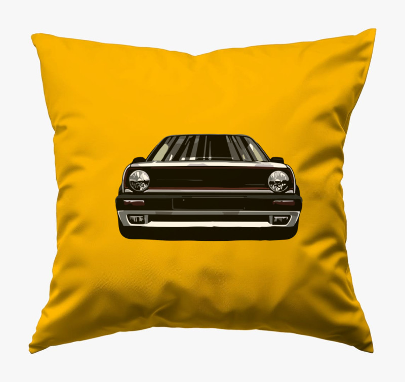 Volkswagen Golf II párna — Napsárga