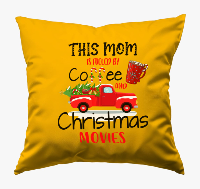 Mom xmas movies párna — Napsárga