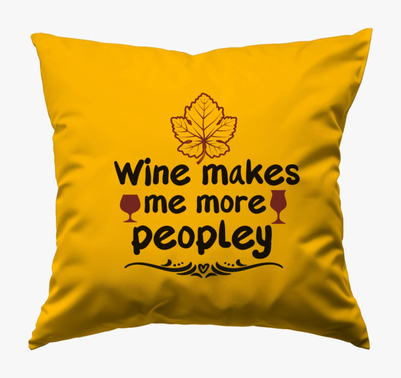 Peopley párna — Napsárga