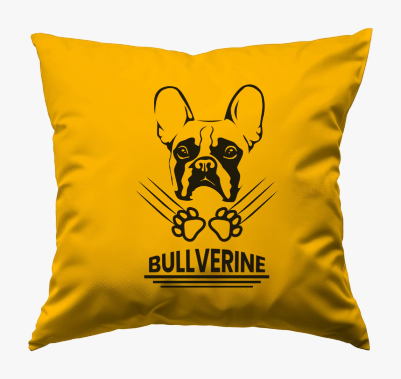 Bullverine párna — Napsárga