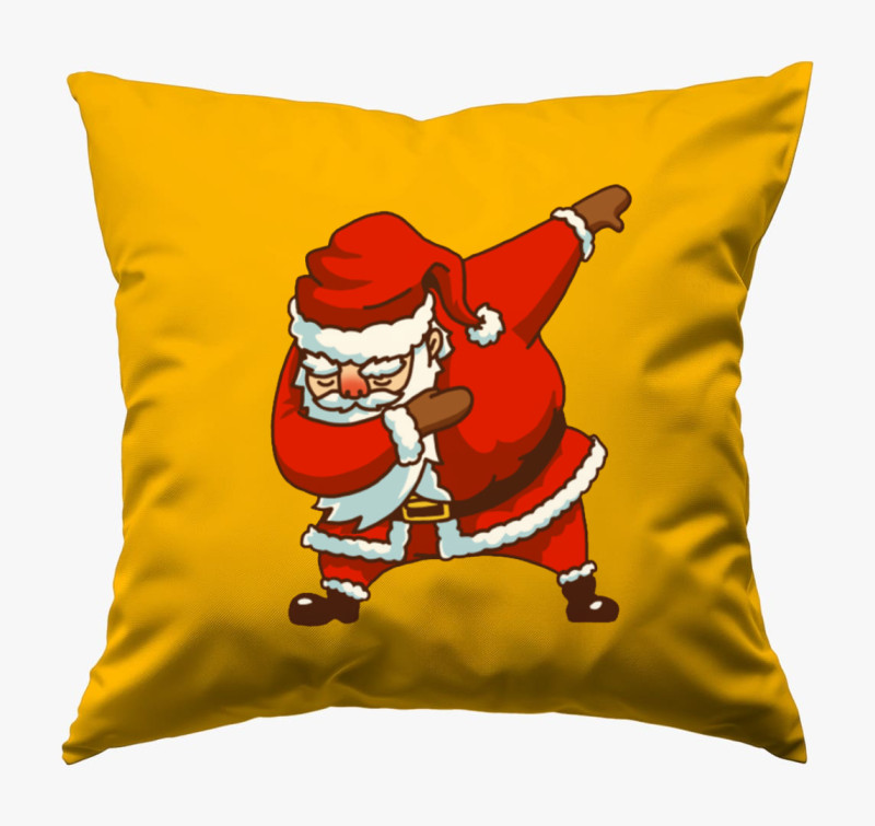 DAB mikulás párna — Napsárga