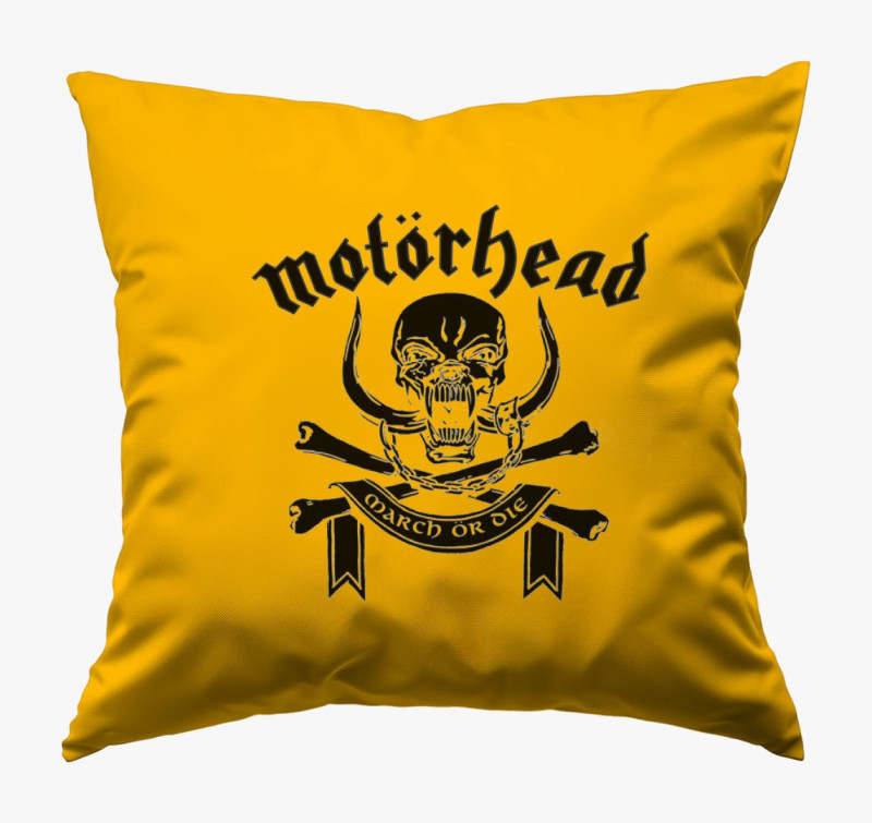 Motörhead párna — Napsárga
