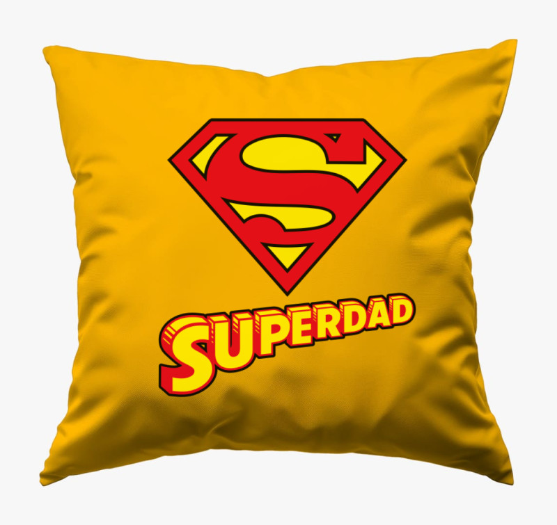 Superdad párna - Apáknak — Napsárga
