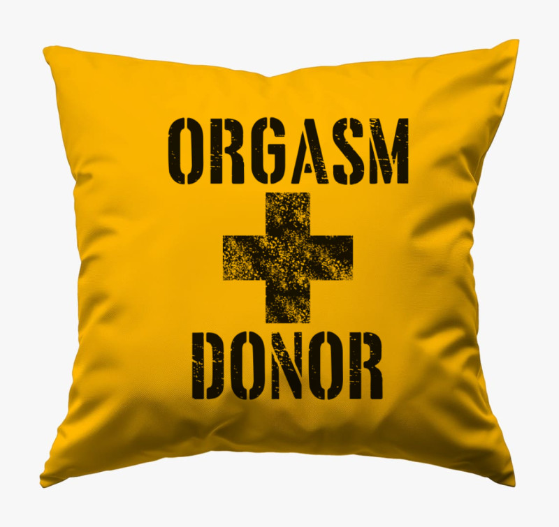 Amerikai pite orgasm donor párna — Napsárga