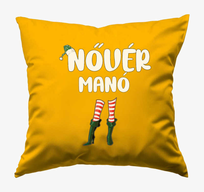 Nővér manós párna — Napsárga