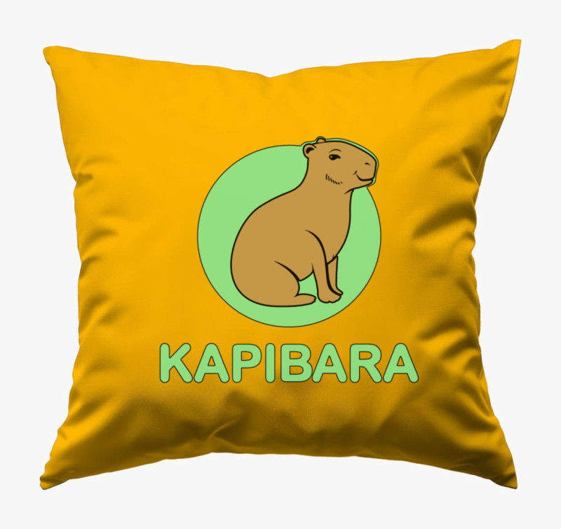 Kapibara párna — Napsárga