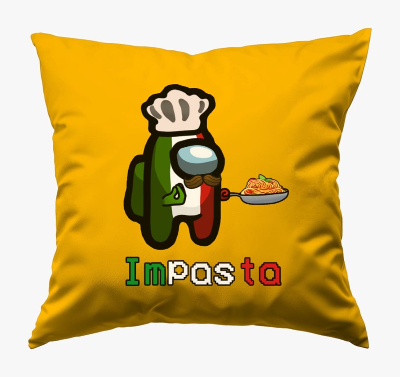 Among us Impasta párna — Napsárga