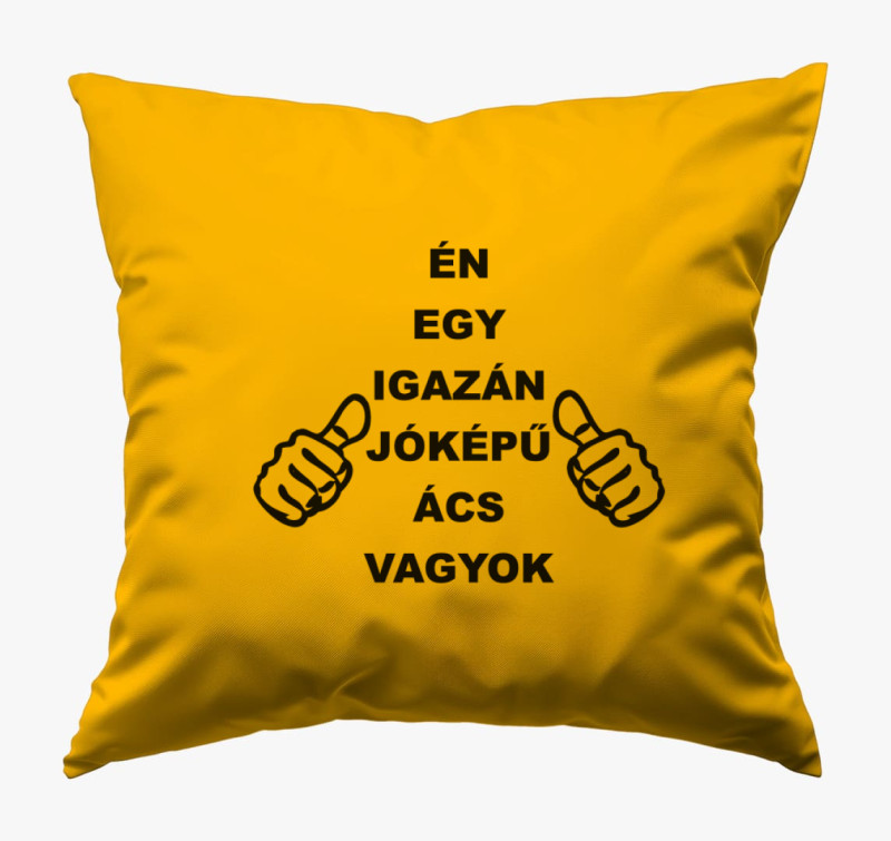 Jóképű ács párna — Napsárga