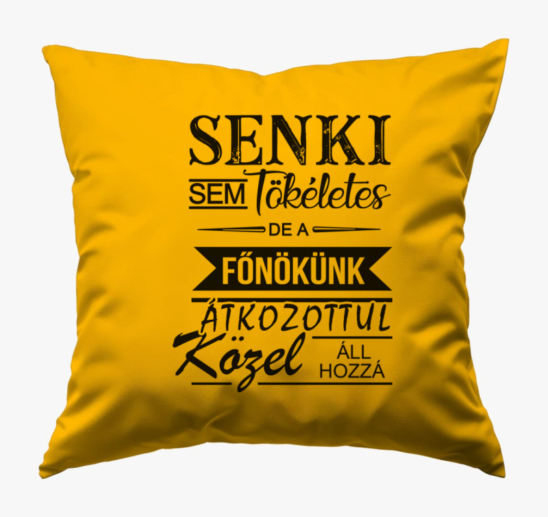Tökéletes főnök párna — Napsárga