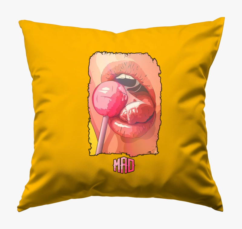 Lollipop párna — Napsárga