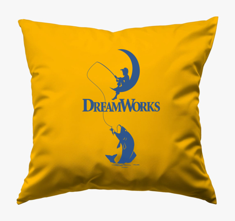 Dream Works horgász párna — Napsárga