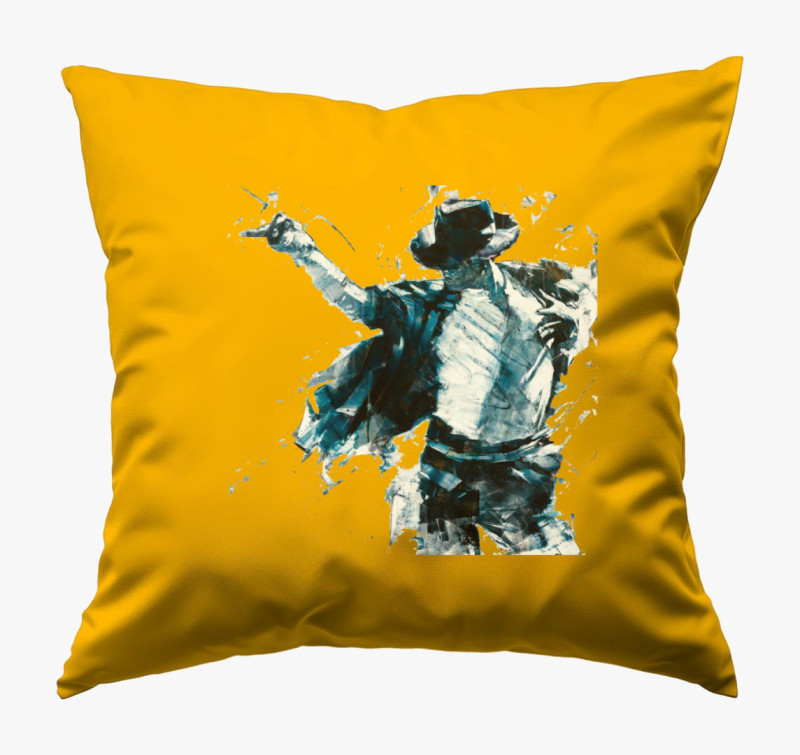 Michael Jackson dance párna — Napsárga
