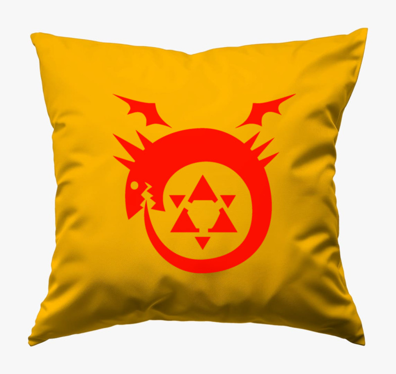 Fullmetal alchemist homonculus párna — Napsárga