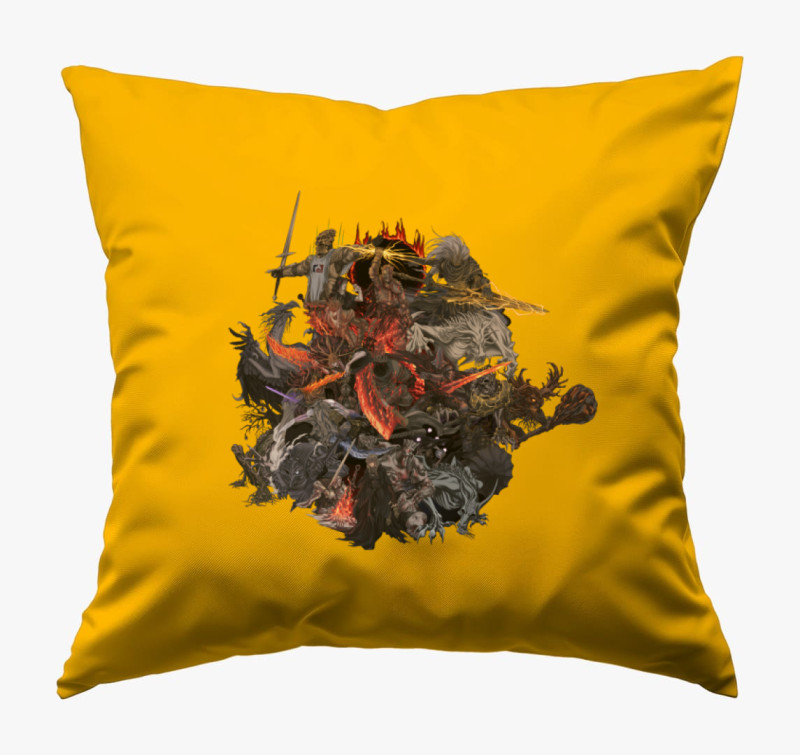 Dark Souls párna — Napsárga