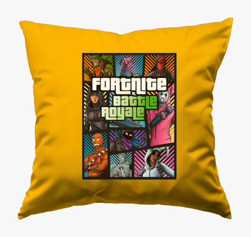 Fortnite GTA párna — Napsárga