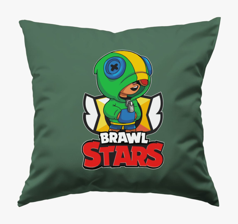 Brawl Stars - Leon párna — Sötétzöld
