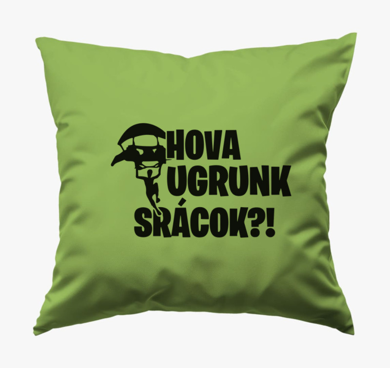 Fortnite hova ugrunk srácok párna — Zöld