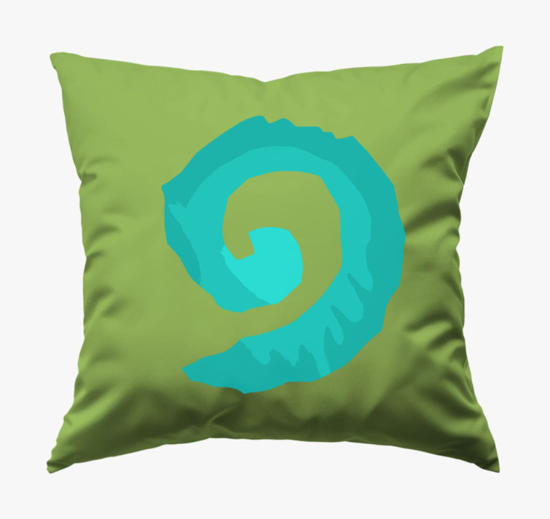 Hearthstone párna — Zöld