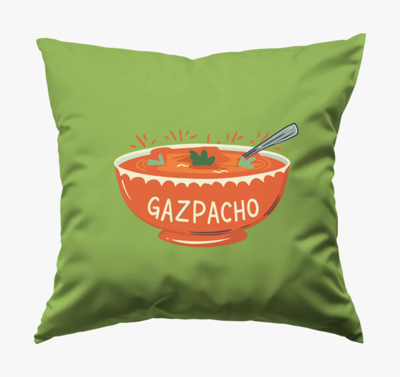 Gazpacho párna — Zöld