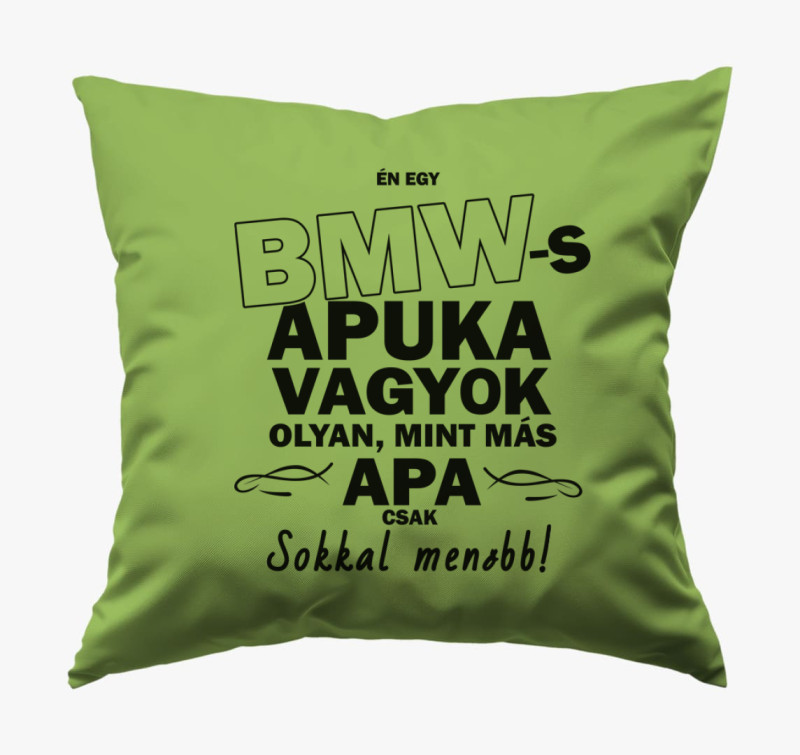 II. BMW-s apuka párna — Zöld