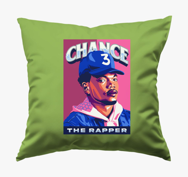 Chance a rapper párna — Zöld