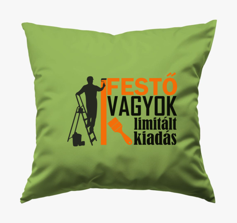 Festő vagyok párna — Zöld