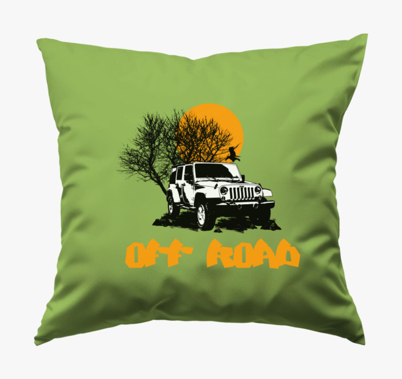 Off Road párna — Zöld