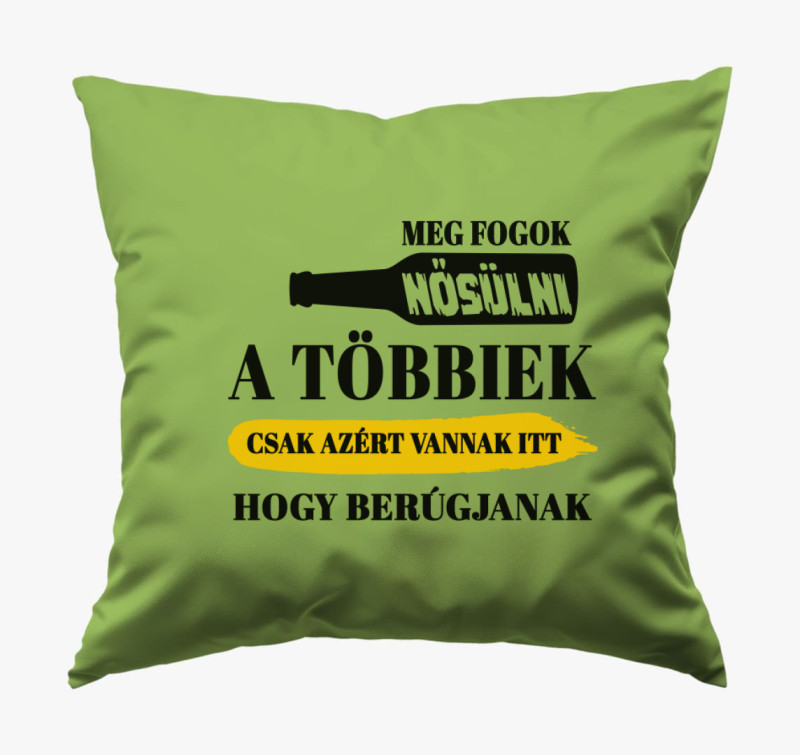 Meg fogok nősülni párna — Zöld