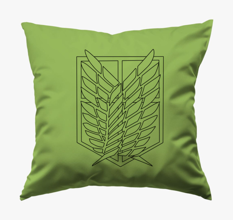 Attack on Titan - Felderítő osztag párna — Zöld