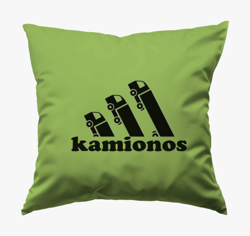 Kamionos párna — Zöld