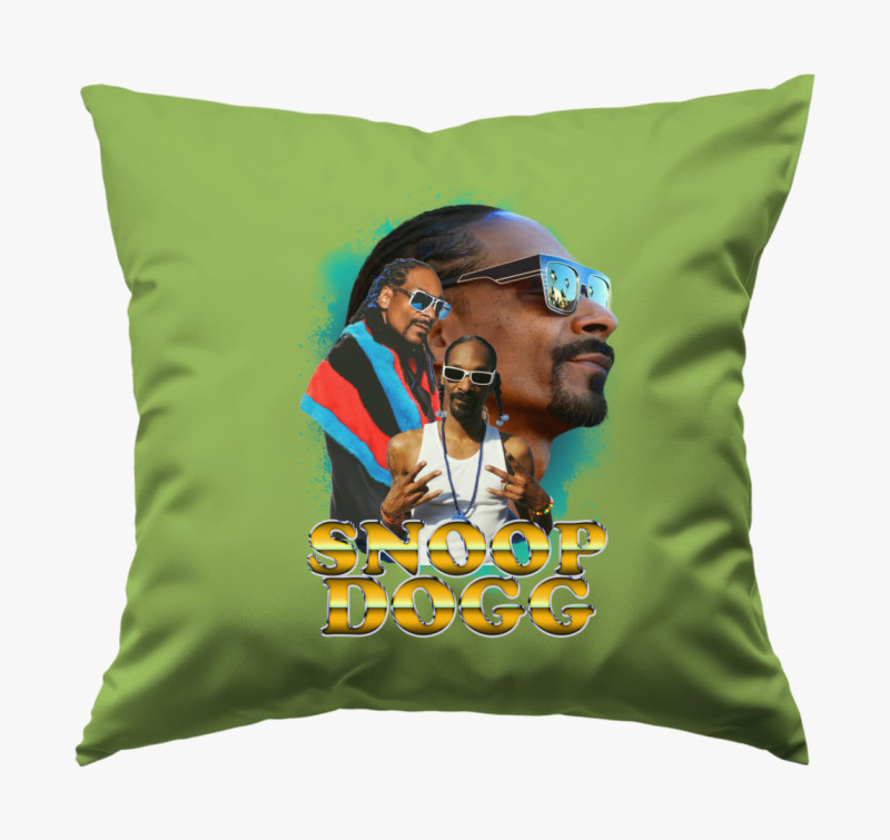 Snoop Doggy Dogg párna — Zöld