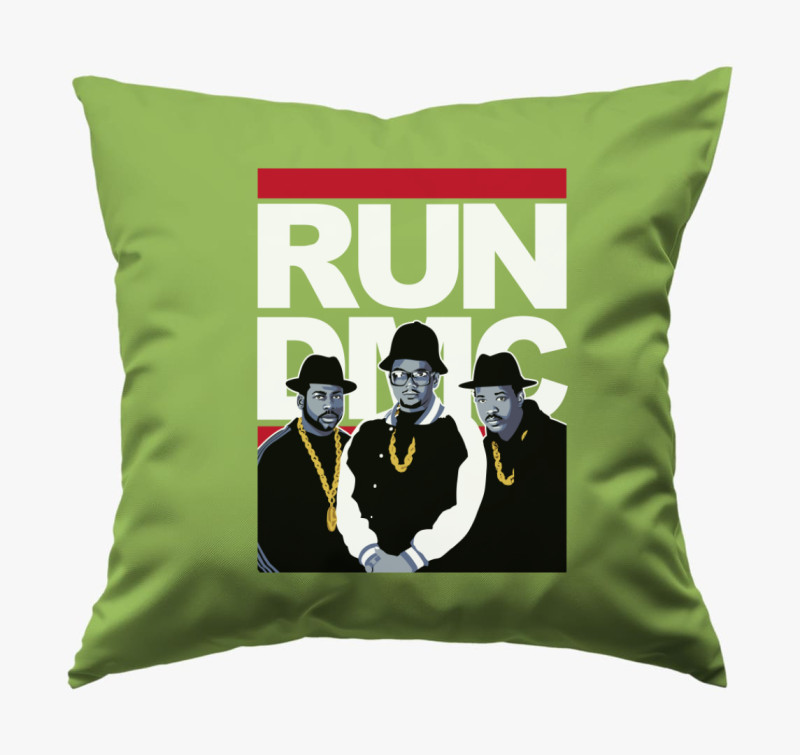 RUN DMC párna — Zöld