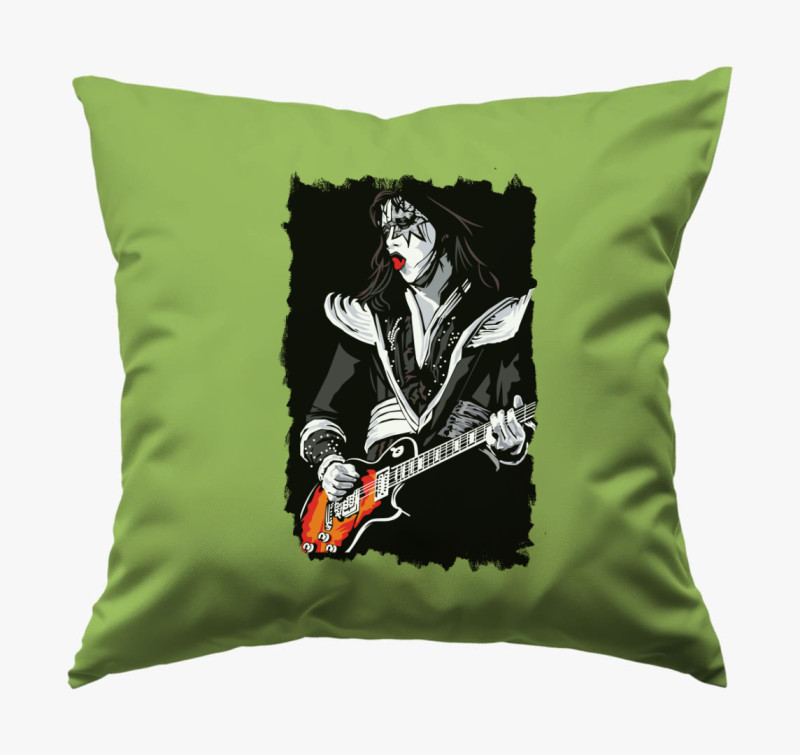 Kiss - Asylum párna — Zöld