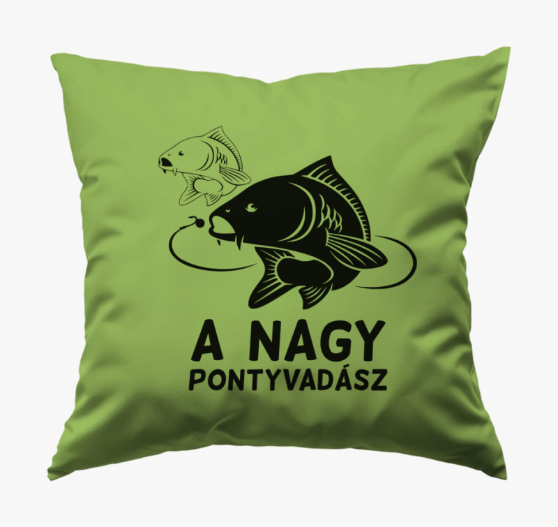 A nagy pontyvadász horgász párna — Zöld