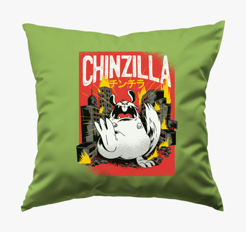 Chinzilla - csincsilla párna — Zöld