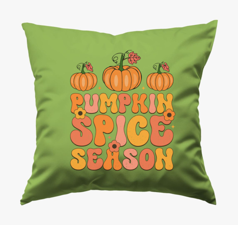 Pumpkinspice párna — Zöld