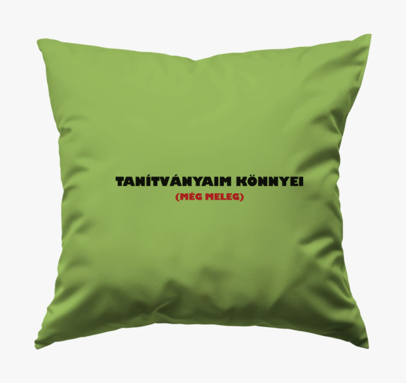 Tanítványaim könnyei párna — Zöld