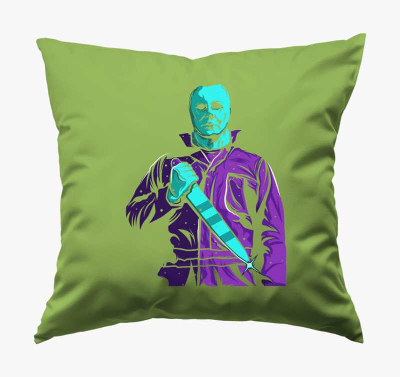 Michael Myers párna — Zöld