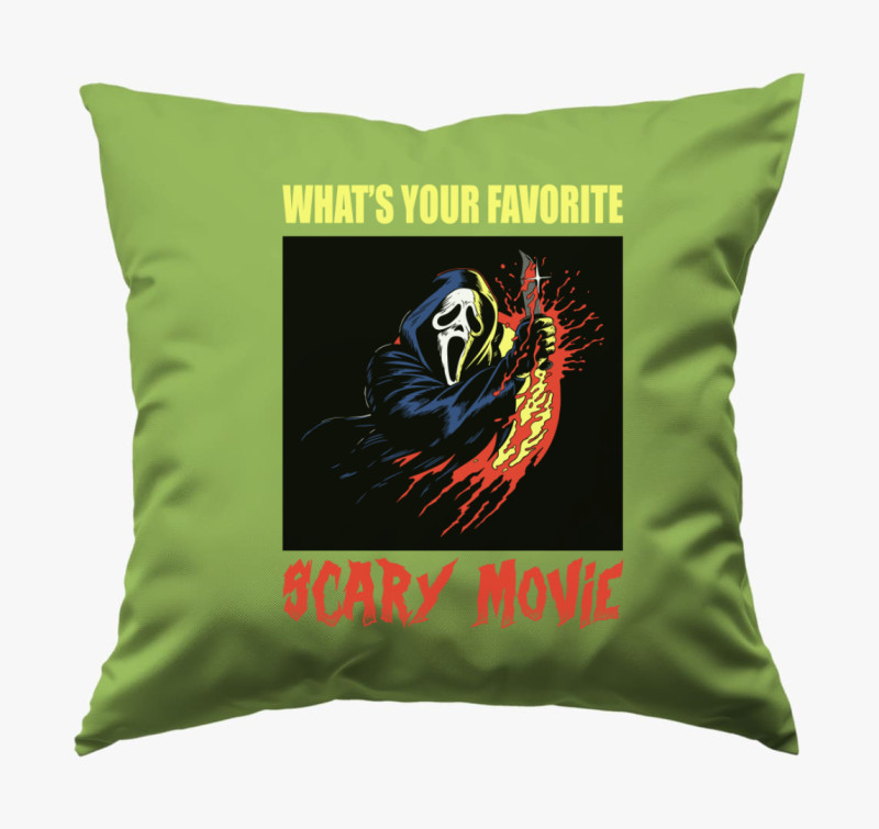 Sikoly horror filmes párna — Zöld
