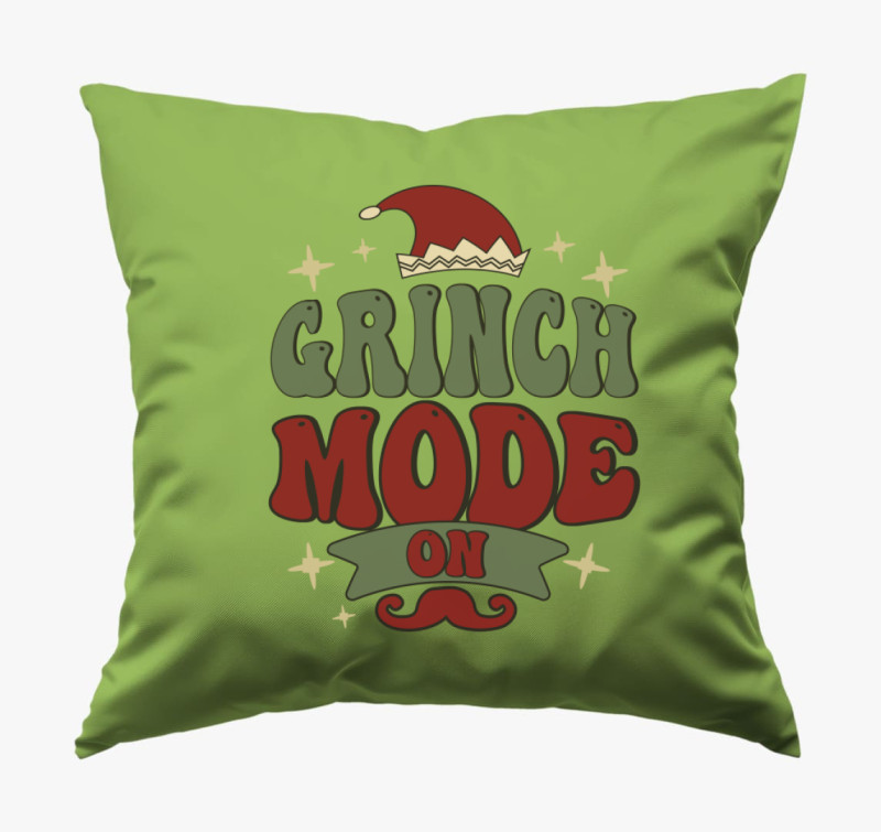Grinch mode on párna — Zöld