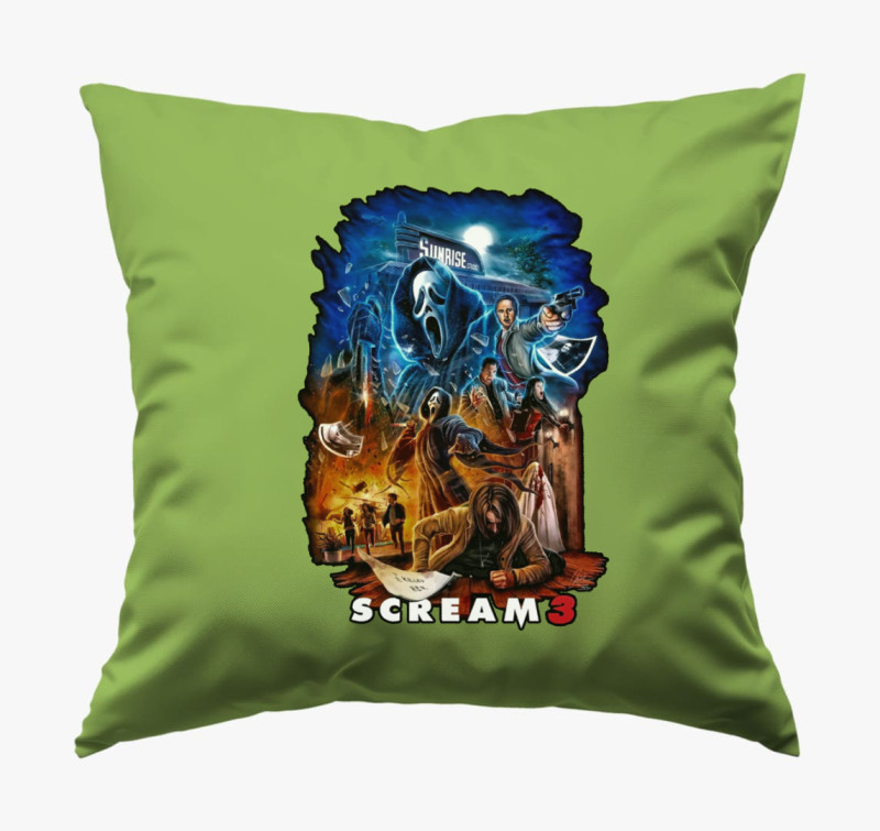 Scream 3 párna — Zöld