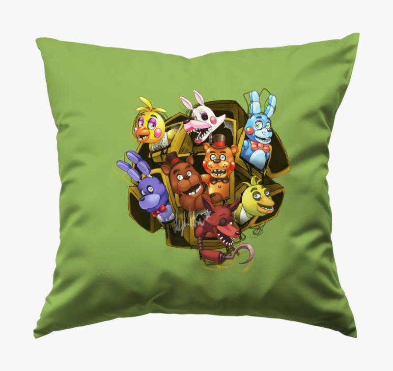 Five nights at freddy párna — Zöld