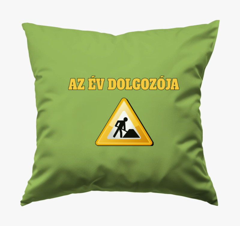 Az Év dolgozója párna - Ideális a főnöknek, vagy alkalmazottaknak — Zöld
