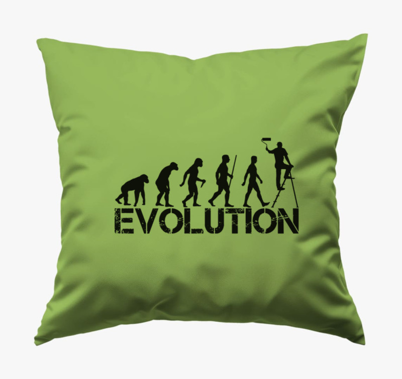 Festő Evolúció párna — Zöld