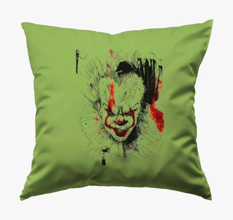 Pennywise párna — Zöld