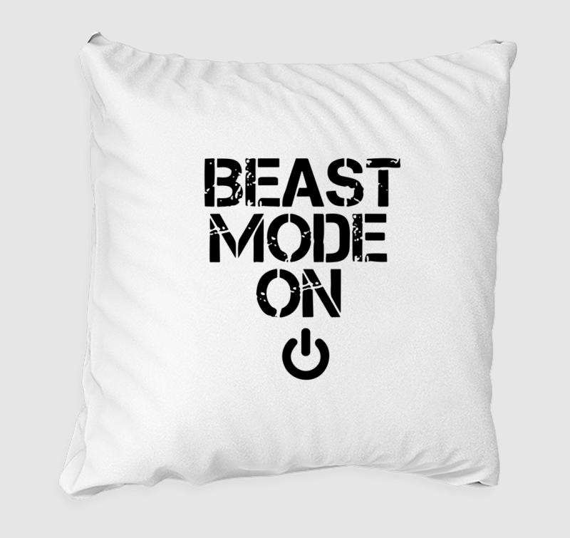Beast mode on feliratú  párna