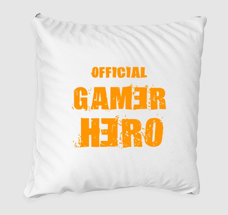 Official gamer hero  párna