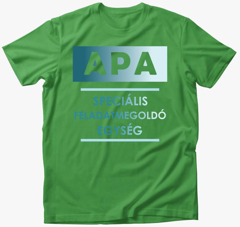 Apa speciális feladatmegoldó egység póló — Almazöld
