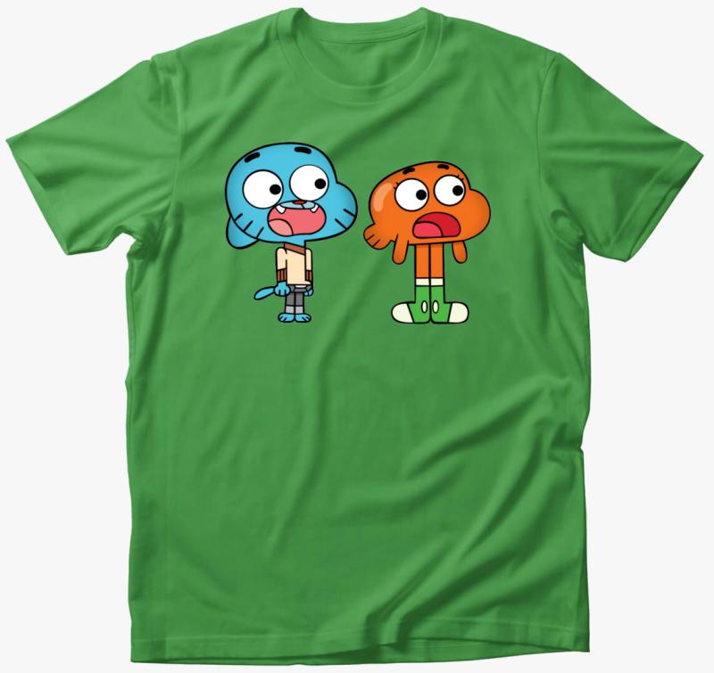 Gumball csodálatos világa póló — Almazöld